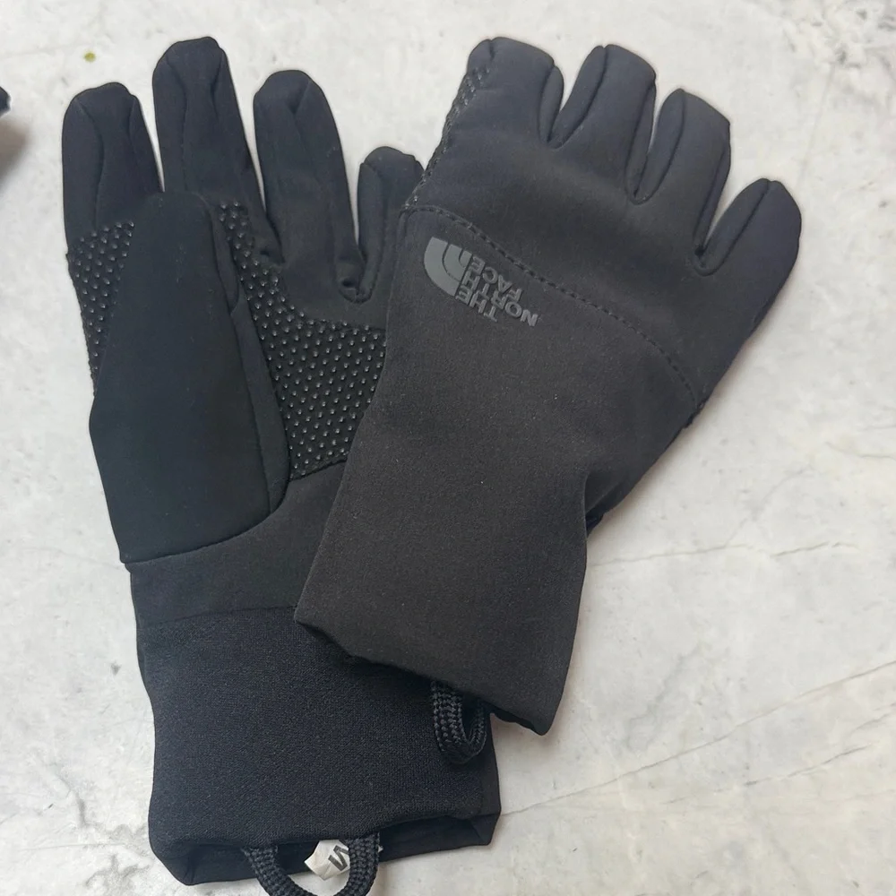 North Face, spyder and head gloves